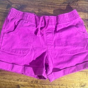 Charming Fuchsia Kids Matching Set Shorts